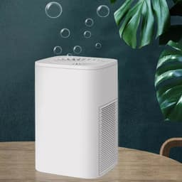 REDOM Luchtreiniger – 50 m³/u luchtzuivering – Stille werking ≤30 dB – Compact USB luchtfilter – Voor slaapkamer, woonkamer & kantoor – Wit — thumbnail 5