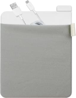 Externe harde schijf houder - Laptop opberger - Laptop organiseren - Plakbare opbergvak - 15 x 11.5 cm - Zwart — thumbnail 1