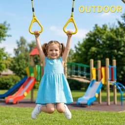 6 stuks klimringen voor kinderen, outdoor, indoor, ninja-ringen om op te hangen, belastbaar tot 160 kg — thumbnail 3
