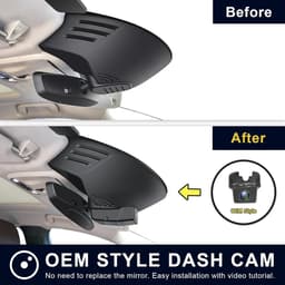 4K UHD Dashcam - Autocamera Video - Veiligheid Onderweg - Speciaal Ontwerp - 64GB Kaart - Zwart — thumbnail 4