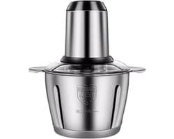 Keuken gehaktmolen - Vleesmixer food chopper - Maaltijden bereiden - Grote capaciteit - 3L kom - Zwart