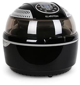 Hetelucht Frituurpan - Airfryer Oven - Gezond Koken - Vetvrij Bakken - 9 Liter - Zwart — thumbnail 1