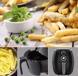 Airfryer - Heteluchtfriteuse Oven - Gezond Koken - Snelle en Energiezuinige - 3.5 Liter - Groen — thumbnail 4