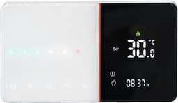 Slimme Wifi Thermostaat - Programmeerbare Regelaar - Temperatuur Beheer - Nauwkeurige Controle - 131x75x136 Mm - Wit — thumbnail 1