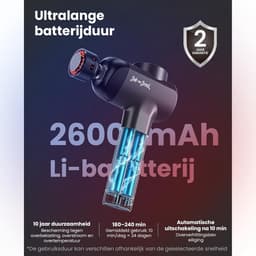 Massagepistool - Titanium - Infraroodlicht en Warmte - Diepe Weefselmassage - Voor Atleten — thumbnail 3