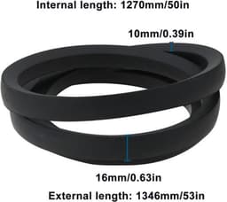 Grasmaaier LH Dekriem K5410-71410 Compatibel met Kubota G18 G21 — thumbnail 5