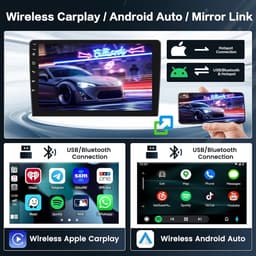Auto Radio 9 Inch - 4GB RAM, 64GB Opslag - Android 15 - Inclusief DAB, WIFI en GPS - ShopVlot — thumbnail 3