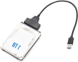 Externe harde schijf - Harde schijf converter - Bestanden Opslaan - Plug and Play - 1TB - Zwart — thumbnail 1
