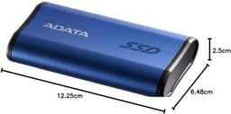 Externe SSD - Draagbare Opslag - Snelle Data Transfer - USB 3.2 Gen2 x2 - 2 TB - Blauw — thumbnail 2