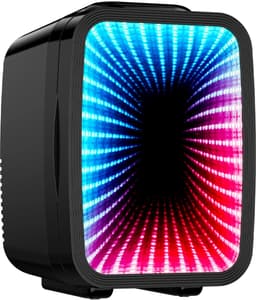 Geargalaxy Minikoelkast - Mini Fridge - Draagbare Koeler - Mini Koelbox - Kleine Koelkast - Mini Cooler - 4L - LED - Zwart — thumbnail 1