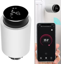 Thermostatische Radiator Klep - Slimme Verwarmingsregelaar - Energiebesparing Thuis - Stille Werking Minder Dan 25dB — thumbnail 5