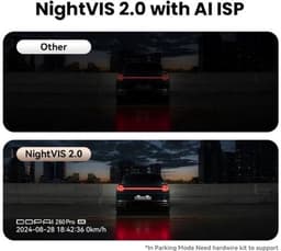 Dashcam – Autocamera – Camerasysteem – Rijveiligheidscamera – 3-Kanaals Dashcam – 4K Ultra HD Sony STARVIS Sensor – 5GHz Wi-Fi & ADAS Veiligheidsmeldingen — thumbnail 5