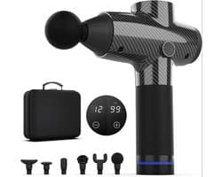 Massage Gun - Deep Tissue – Spier – Nek - Rug - Massager - 6 Snelheden & 6 Massage Hoofden - Professionele Elektrische Spier Gun