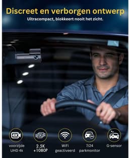 ApexArte® Dashcam voor Auto - Dualdashcam Voor en Achter - Full HD - Zwart — thumbnail 3