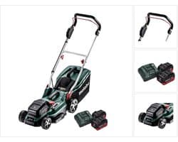 Metabo RM 36-18 LTX BL 36 Accu grasmaaier 36 V ( 2x 18 V ) LTX Brushless + 2x accu 10.0 Ah + lader