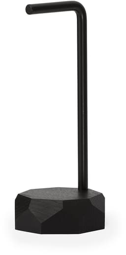 Oakywood Headphones Stand - Zwart Massief Eiken - Echt Hout Koptelefoon Standaard Houder - Stijlvol Clean Desk Design — thumbnail 3
