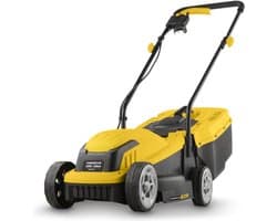 Powerplus elektrische grasmaaier POWEG62205 - 1300 W, 320 mm Ø grasmachine, tuintoestel, met grasopvangsysteem en achteruitworp