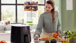 Philips Essential Connected 5000 Series - HD9280/70 - 6,2 liter (XL) - Rapid Air-technologie - 7 ingestelde programma's - Quickclean — thumbnail 15