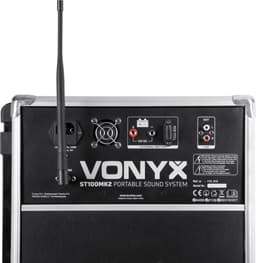Vonyx ST100 MK2 Mobiele geluidsinstallatie 8 inch BT/CD/MP3/UHF — thumbnail 3