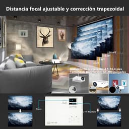 Equivera Mini Beamer - Draagbare Beamer - Beamer - Mini Beamer Projector - Projector - Mini Projector — thumbnail 3
