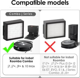 6 Stuks Vervanging Filter geschikt voor iRobot Roomba Combo J7+ plus/Combo j9+ /Combo 10 Max Robotic Stofzuiger HEPA Filters Accessoire Kit 6 Stuks — thumbnail 5
