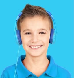 Celly - Tech for Kids Koptelefoon - Kunststof - Blauw — thumbnail 4