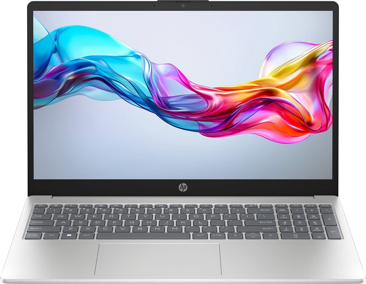 HP 15-fd0703nd - Laptop - 15.6 Inch - Intel N100 - 4GB/128GB - Inclusief 1 jaar Office - Windows 11 S Mode — afbeelding 1