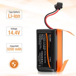 Voltière 14.4V 3200 mAH Accu Geschikt voor RoboVac 11, 11S, 11S Max, 12, 15C Max, 30C Max, 35X & DEEBOT N79S - Vervangende Batterij Geschikt voor Automatische Robovac Stofzuigers — thumbnail 5