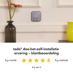 tado° Slimme Thermostaat X Bundel - Starterskit - Smart Thermostaat - incl. Matter Bridge & 5 Radiatorknoppen- Bedrade variant - werkt met Google Home, Alexa & Apple Homekit - Zwart/Wit — thumbnail 2