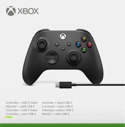 Xbox Draadloze Controller - Zwart - Inclusief USB C kabel - Xbox, PC, Cloud Gaming — thumbnail 12