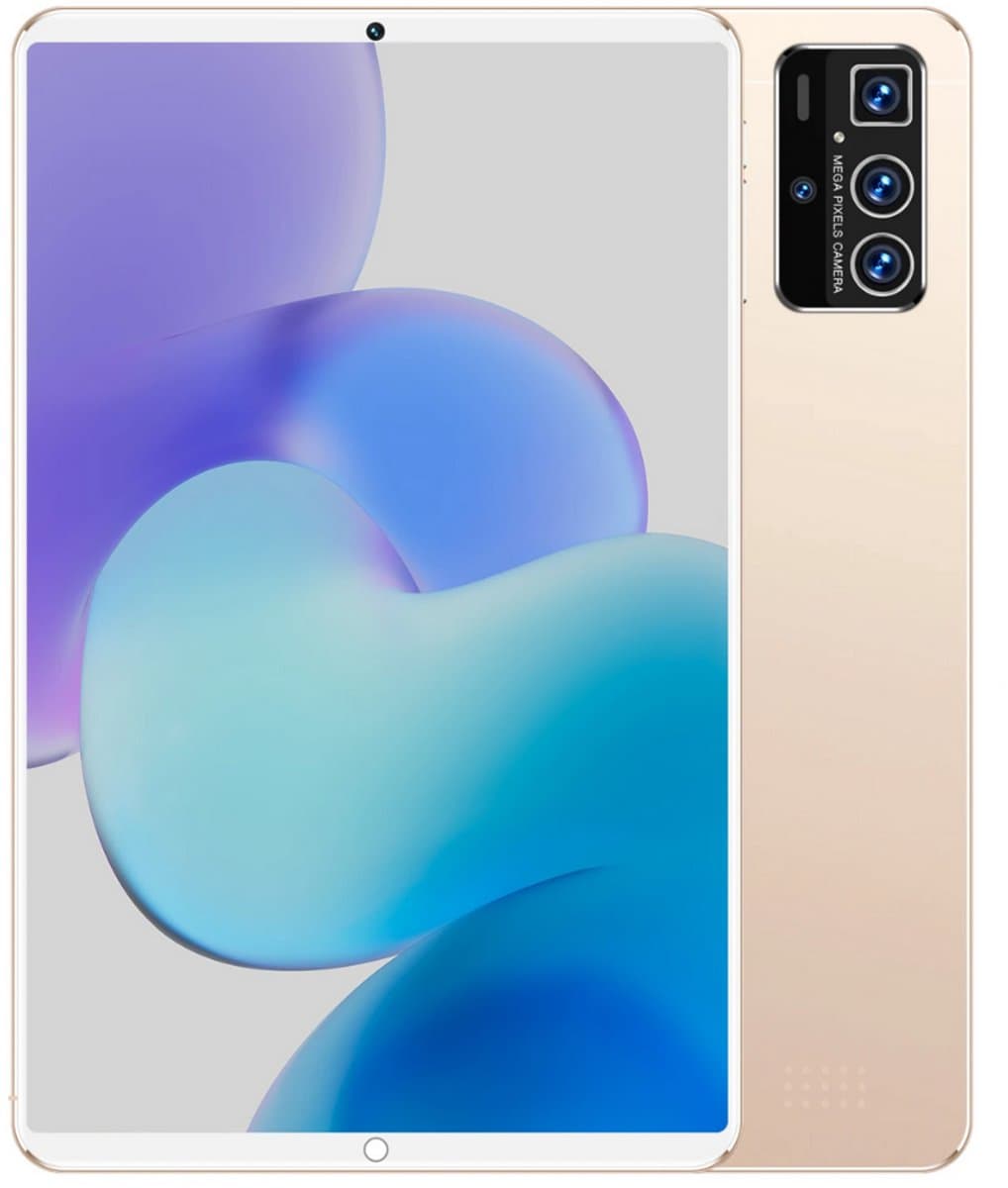 2025 5G Nieuwe 10,36 Inch Tablet Android met 12GB RAM, 256GB ROM, Android 12000mAh Batterij, 16MP + 32MP Camera, 10-Core, Dual Sim Netwerk, Bluetooth - Goud — afbeelding 1