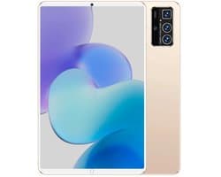 2025 5G Nieuwe 10,36 Inch Tablet Android met 12GB RAM, 256GB ROM, Android 12000mAh Batterij, 16MP + 32MP Camera, 10-Core, Dual Sim Netwerk, Bluetooth - Goud