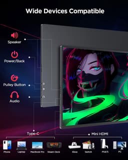 144hz Monitor - Gaming Beeldscherm - Plug & Play — thumbnail 5