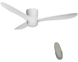 Freelight - Plafondventilator Aeolus Cetus Eco Wit incl. Lamp & Afstandsbediening Ø 132 CM — afbeelding 1
