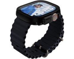 PanzerGlass Screenprotector geschikt voor Apple Watch Ultra - 49 mm Glazen | PanzerGlass Slim Screenprotector - Zwart