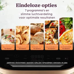 Cosori TurboTower – Dubbele Airfryer XXL – 10.8L – 2 Manden Apart Instelbaar – 7 Programma’s — thumbnail 10