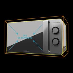 Cecotec ProClean 3160 - Magnetron met Grill — thumbnail 3