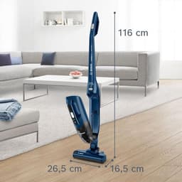 2-in-1 Oplaadbare Draadloze Stofzuiger Max. 16 V - Blauw — thumbnail 4