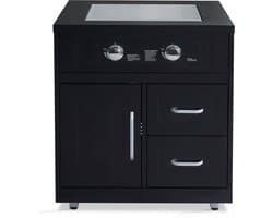 Oviala - 2-pits gasfornuis met kast voor buitenkeuken - Memphis