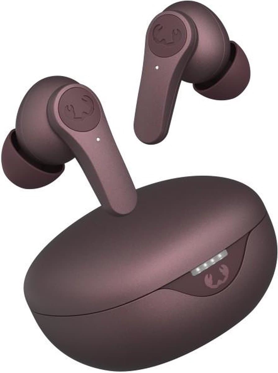 Fresh ’n Rebel Twins Rise - Draadloze Oordopjes met Noise Cancelling - Draadloos Opladen - 30 Uur Speelduur - Deep Mauve — afbeelding 1