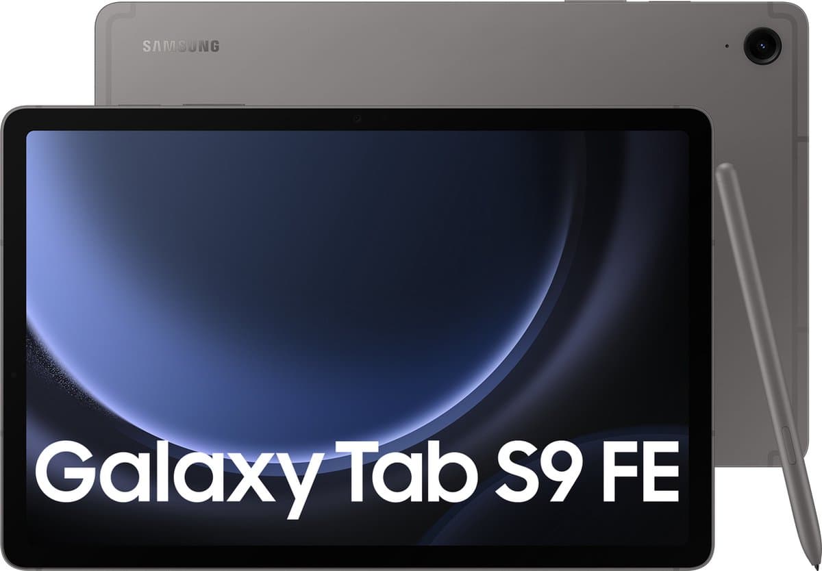 Samsung Galaxy Tab S9 FE - 5G - 128GB - Gray — afbeelding 1