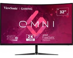 Viewsonic VX Series VX3218C-2K computer monitor 81,3 cm (32") 2560 x 1440 Pixels Quad HD LED Zwart