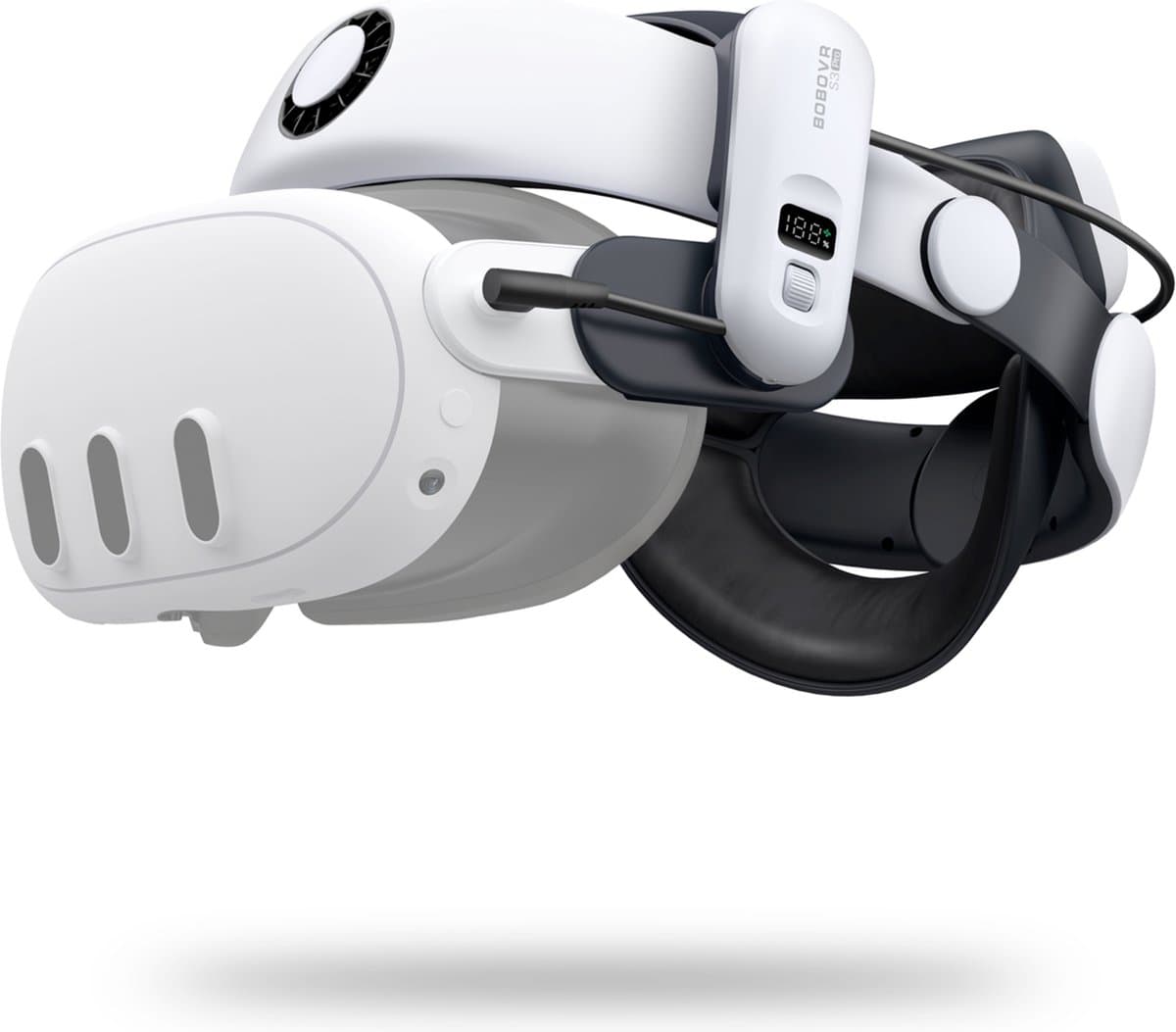 BOBOVR S3 Pro voor Meta Quest 3 / 3S | Comfortabele riem met B100-batterij en koelventilator — afbeelding 1
