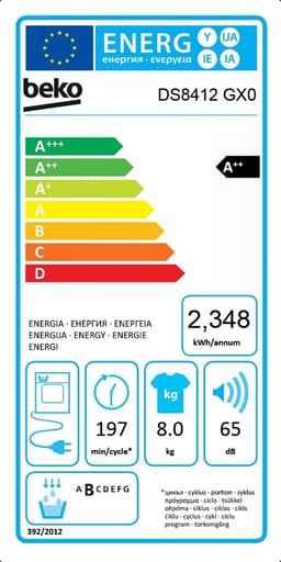 Beko DS8412GX0 - Warmtepompdroger - NL/FR — thumbnail 18