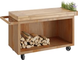 OFYR Mise en Place Table Corten 135 PRO Teakhout — thumbnail 1