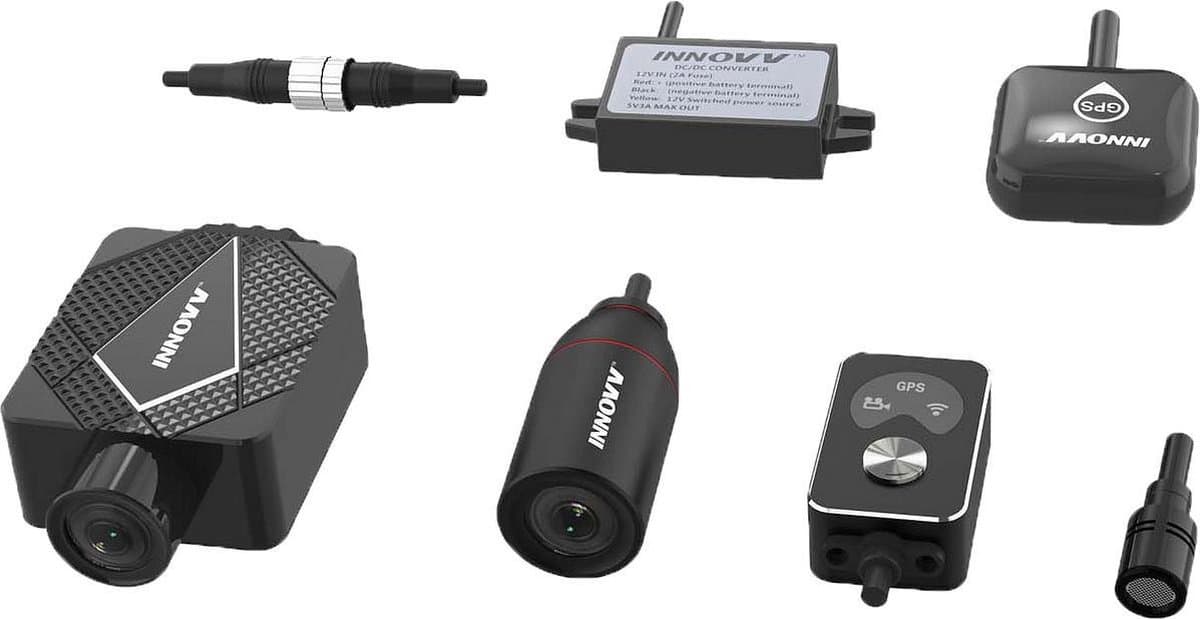 Innovv K5 2CH Dual True 4K Wifi GPS motor dashcam — afbeelding 1