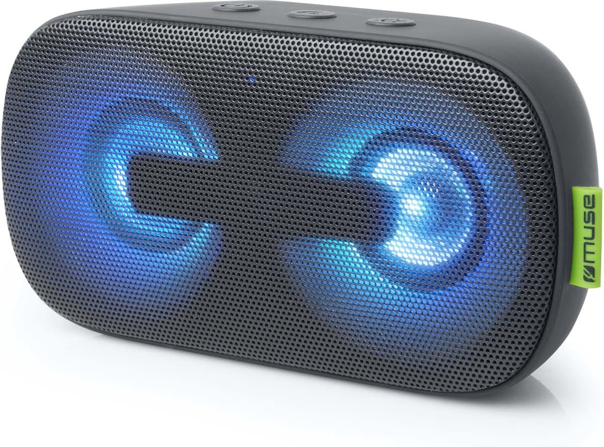 Muse M-370DJ - Mobiele bluetooth speaker met discoverlichting — afbeelding 1