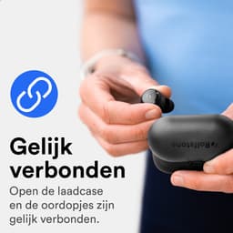 Rolfstone Nova Sport - Volledig Draadloze Oordopjes – Zweet- en regenbestendig - EXTRA BASS - USB-C - Touch - Wingtips - Sport oortjes - Bluetooth oordopjes - Blijven altijd zitten - Qi Draadloos opladen - 7u op 1 lading — thumbnail 3