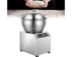 Professionele Kneedmachine - Verticale Mixer - Deeg Maken - Dubbele Rotatie - 8 kg Capaciteit - Zilverkleurig
