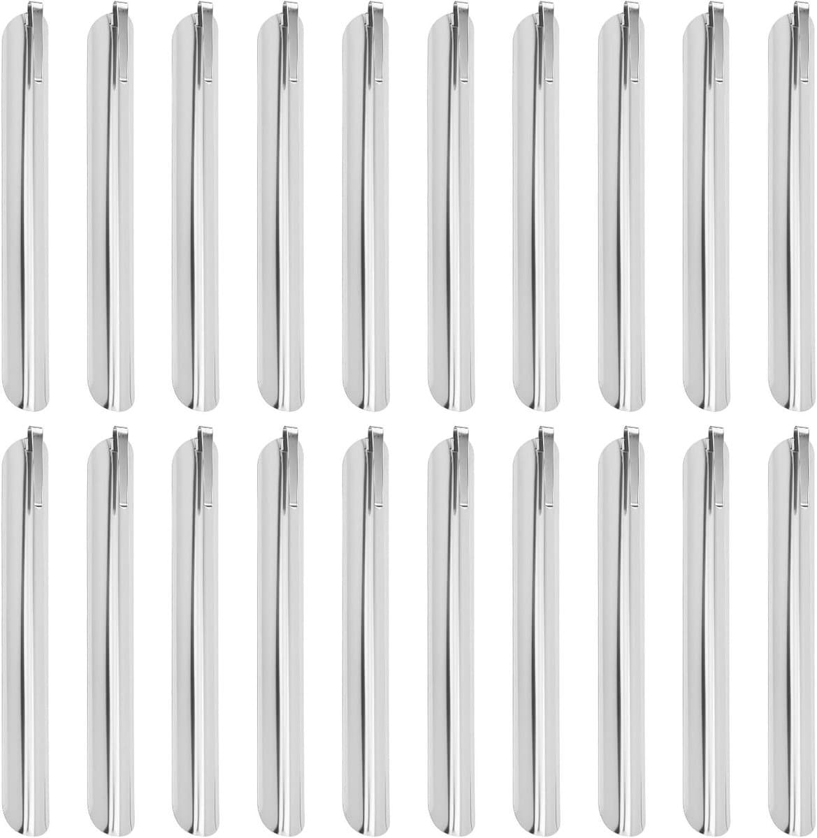 Kruimelvegers Roestvrijstaal - Tafelreinigers Set - Tafel Schoonmaken - Gestroomlijnde Reiniging - 20 Stuks - Zilver — afbeelding 1